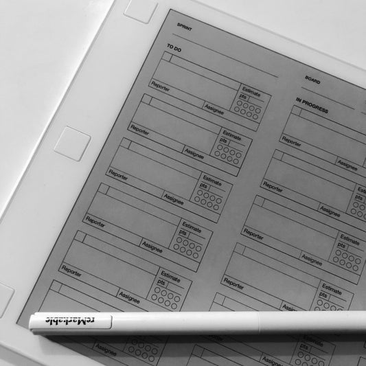 Agile Sprint Board - Einkpads - reMarkable Templates
