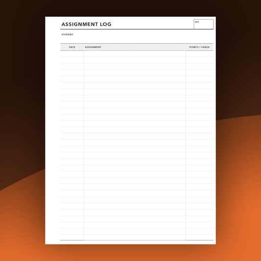Assignment Log