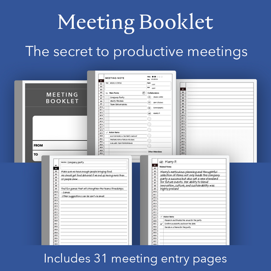 Meeting Booklet