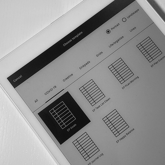 Better Self Bundle - Einkpads - reMarkable Templates