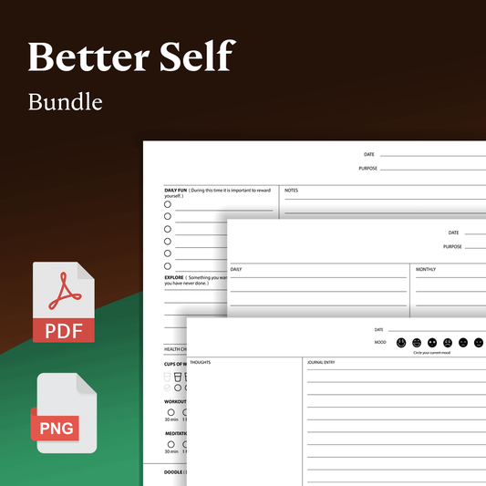 Better Self Bundle - Einkpads - reMarkable Templates