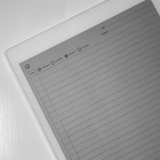 Daily Tasks List Minimal - Einkpads - reMarkable Templates