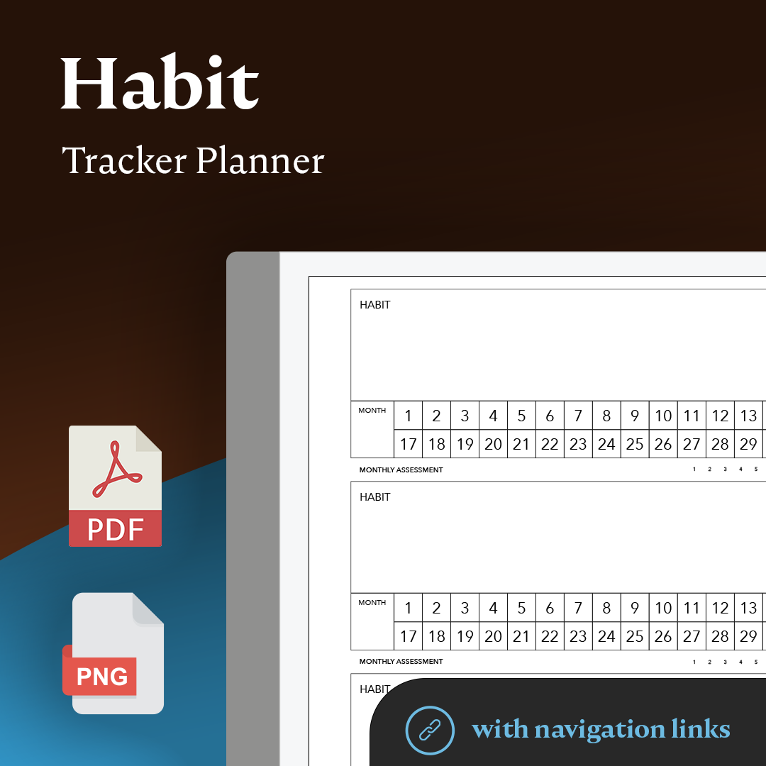 Remarkable: Habit Tracker Template 