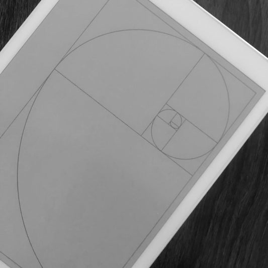 Golden Spiral Art Template - Einkpads - reMarkable Templates