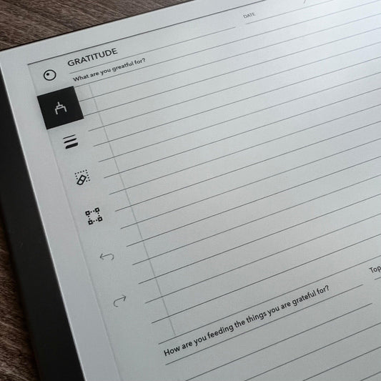 Gratitude Daily Journal - Einkpads - reMarkable Templates