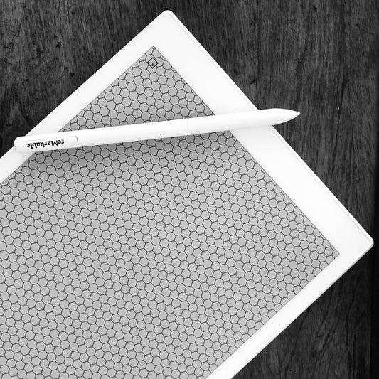Hexagon Grid Template - Einkpads - reMarkable Templates
