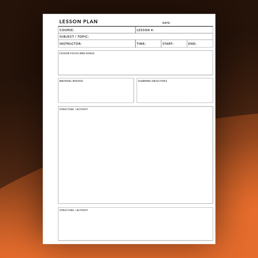 Lesson Plan