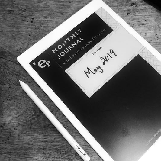 Monthly Journal - Einkpads - reMarkable Templates