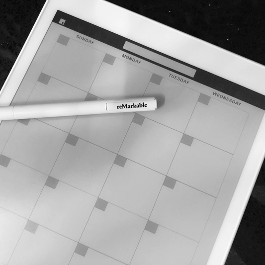 Multi-Page Weekly Calendar - Einkpads - reMarkable Templates