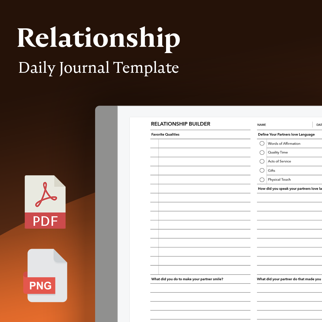 reMarkable tablet - Relationship Enhance Daily Journal Template