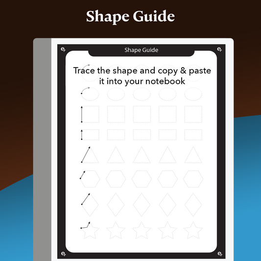 Traceable Shape Guide
