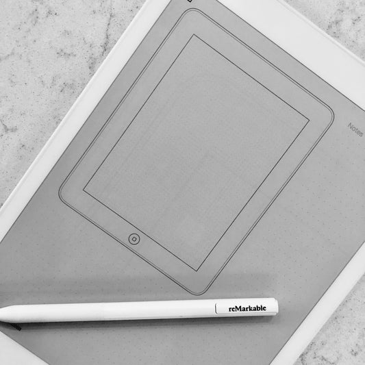 Tablet Wireframe Template - Einkpads - reMarkable Templates