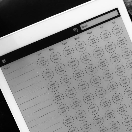 Weekly Goal Assessment Template - Einkpads - reMarkable Templates