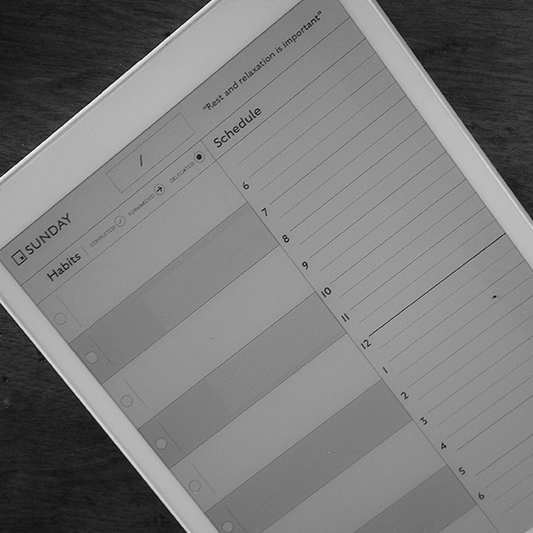 Weekly Success Planner - Einkpads - reMarkable Templates