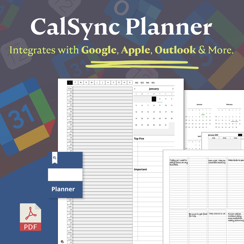 Sync Google, Apple & Outlook Calendars | Daily Planner for reMarkable ...