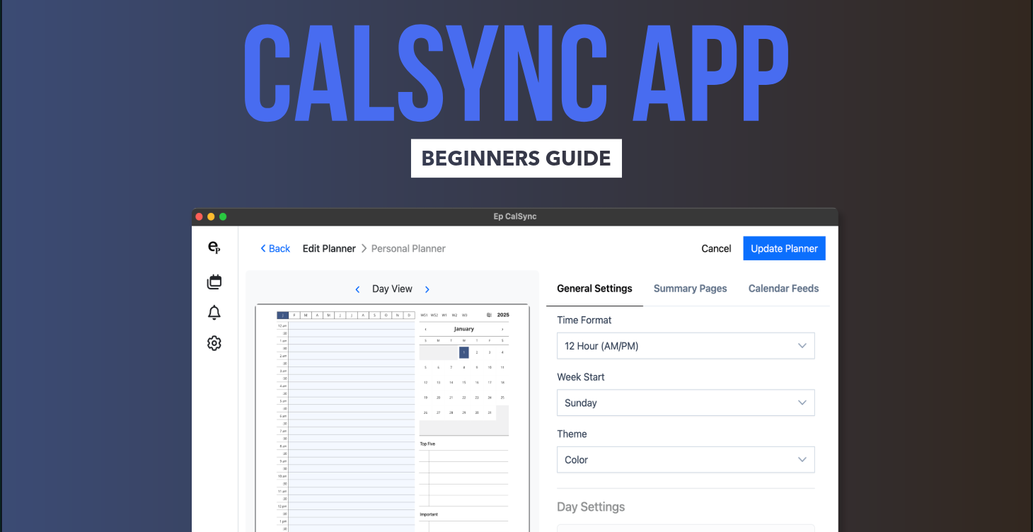 CalSync — Unlimited Planners and Calendar Sync for reMarkable – eInkPads