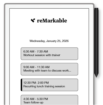CalSync — Unlimited Planners and Calendar Sync for reMarkable – eInkPads