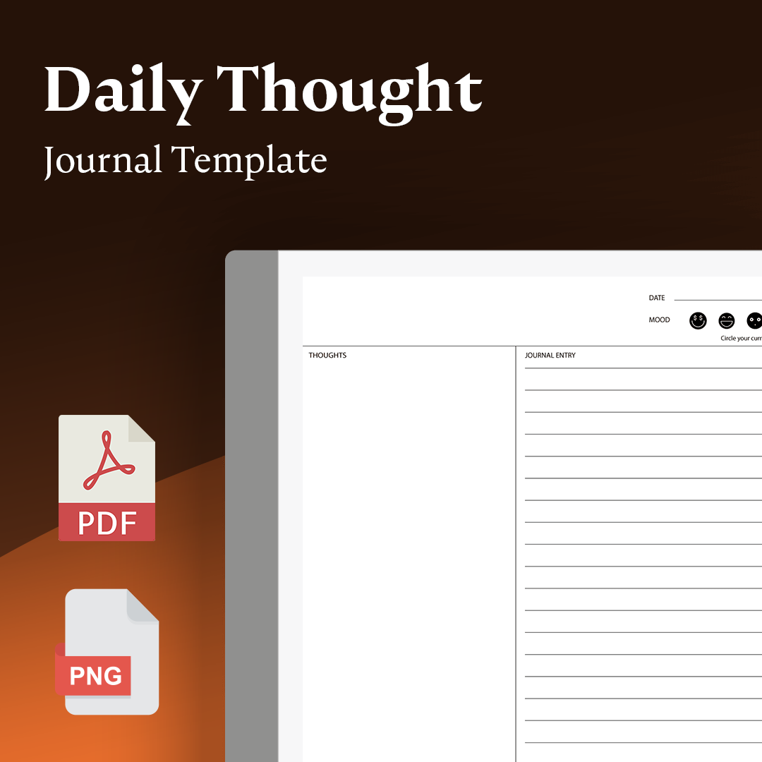 Daily Thought Journal - Einkpads - reMarkable Templates