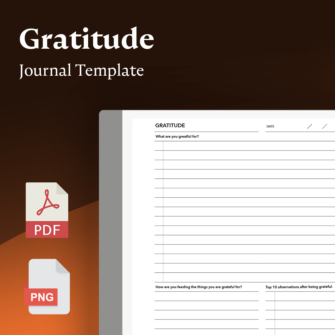 Gratitude Daily Journal - Einkpads - reMarkable Templates