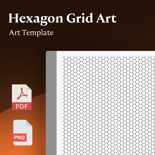 Hexagon Grid Template - Einkpads - reMarkable Templates