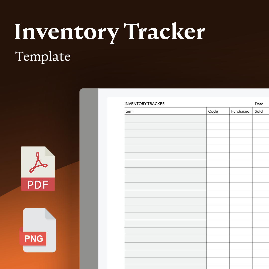 Inventory Tracker - Einkpads - reMarkable Templates