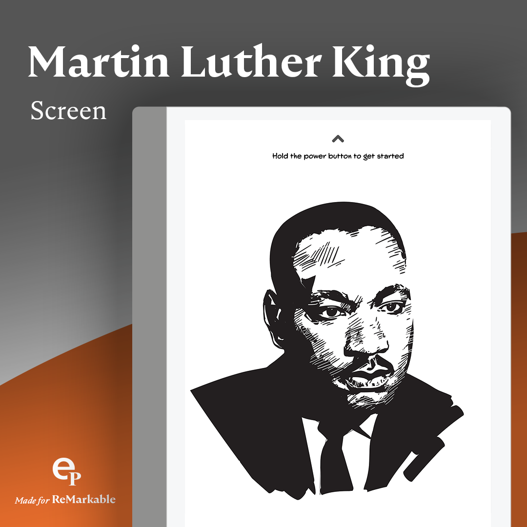 Martin Luther King Custom Screen