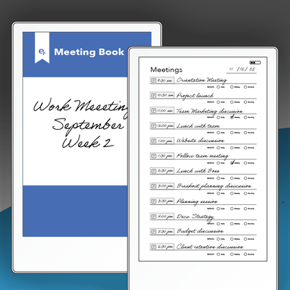 On the Move Meeting Booklet