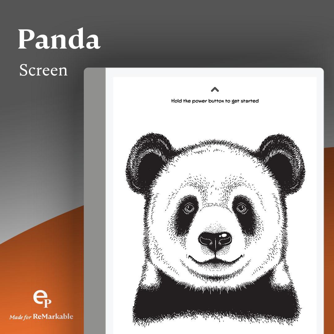 Benutzerdefinierter Panda-Bildschirm