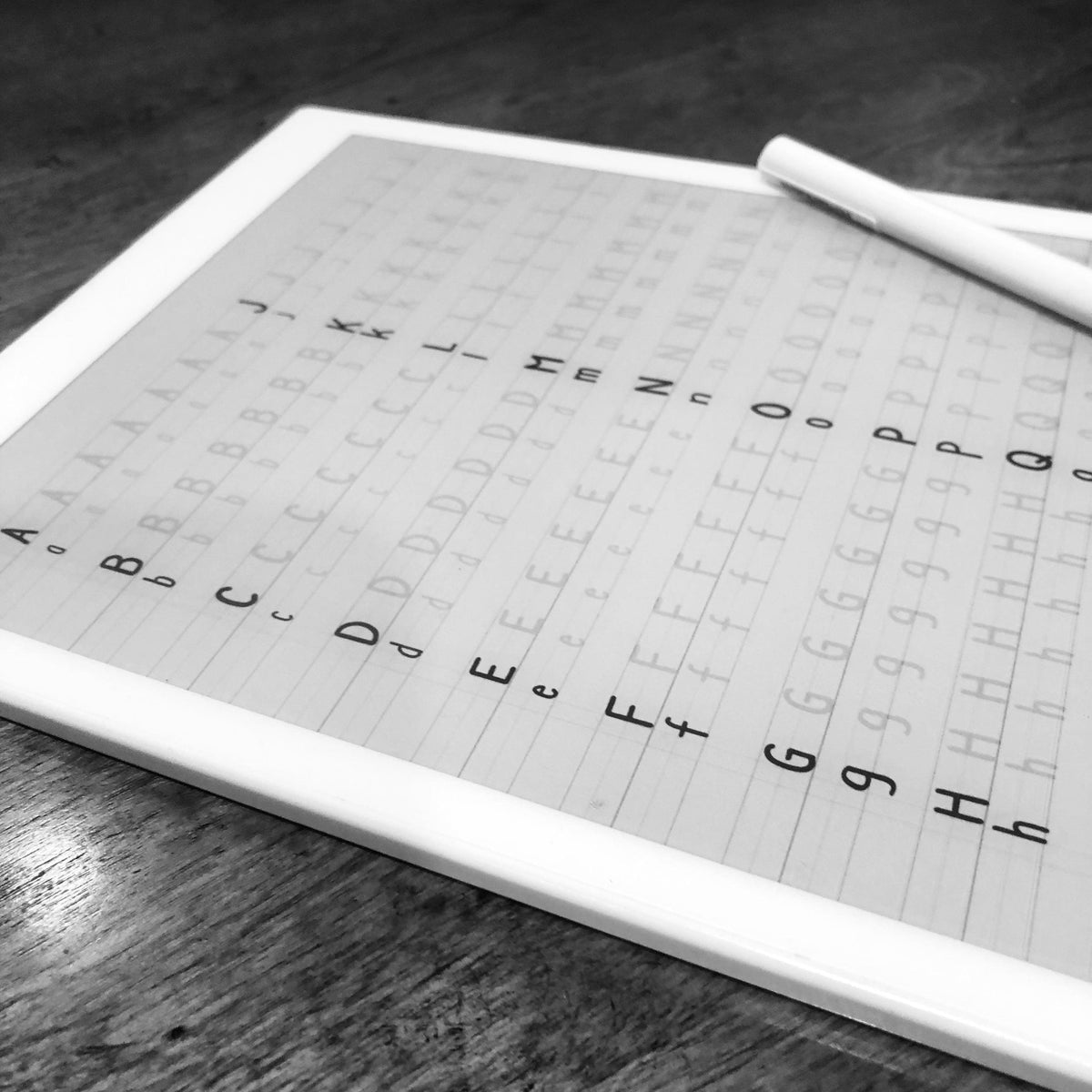 Writing Guide Printed reMarkable tablet - Print Handwriting Guide Template – eInkPads