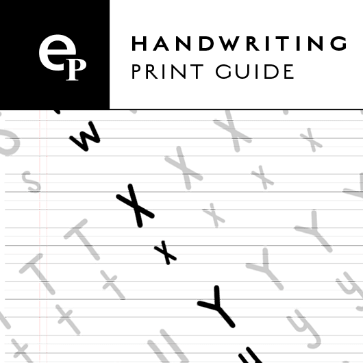 Guide Text Print reMarkable tablet - Print Handwriting Guide Template β eInkPads