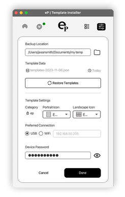 ReMarkable Template Installer Install Custom Templates and prevent