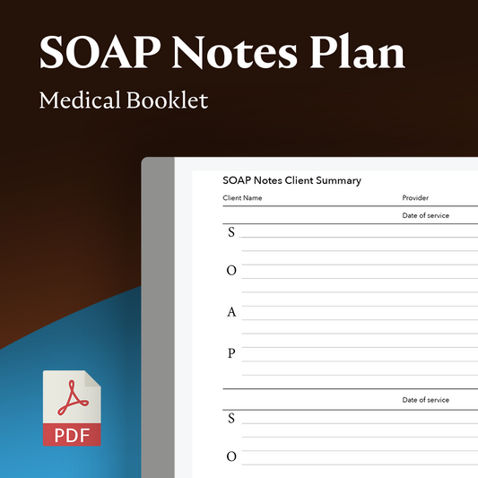 SOAP Notes Medical Booklet - Einkpads - reMarkable Templates
