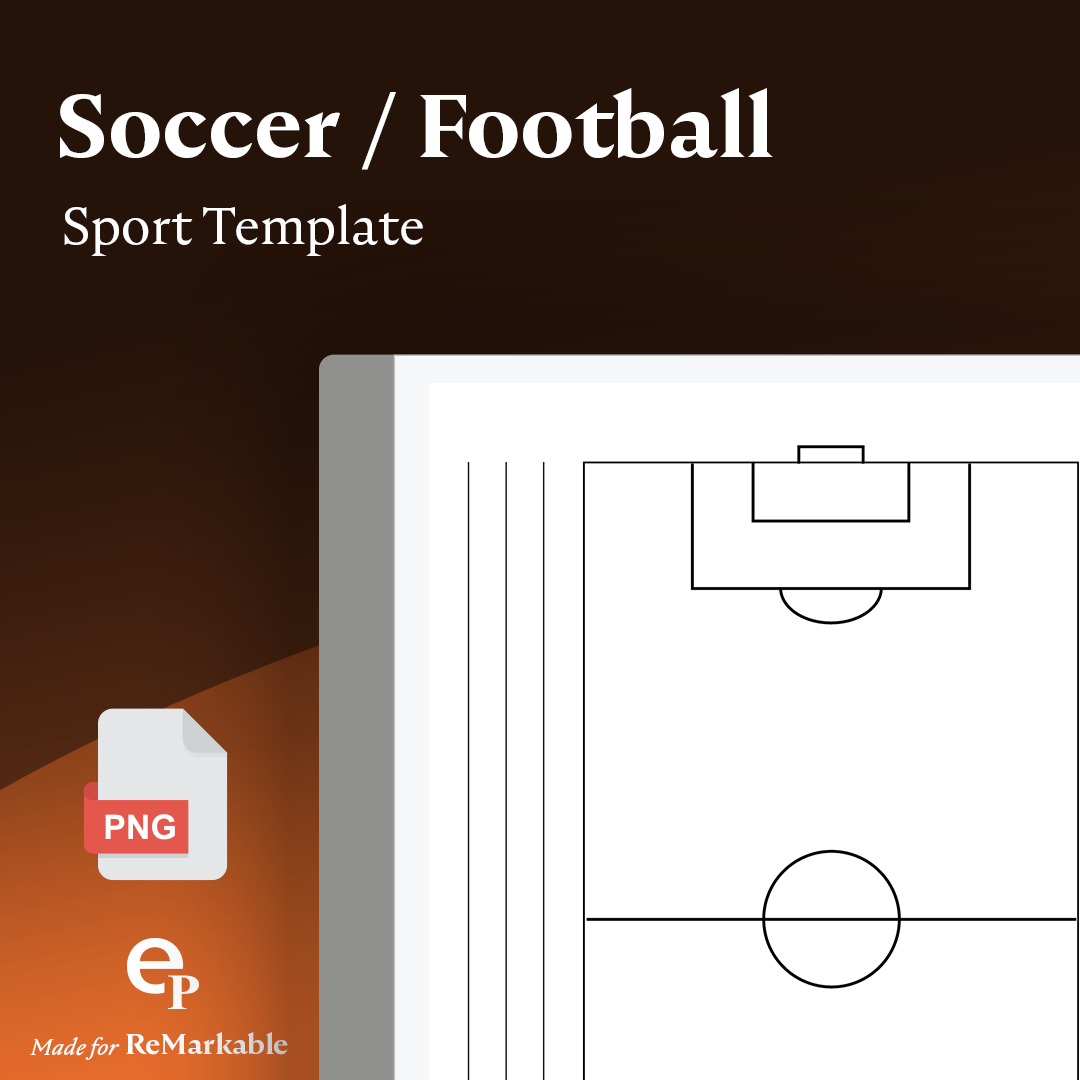 Soccer / Football Template - Einkpads - reMarkable Templates