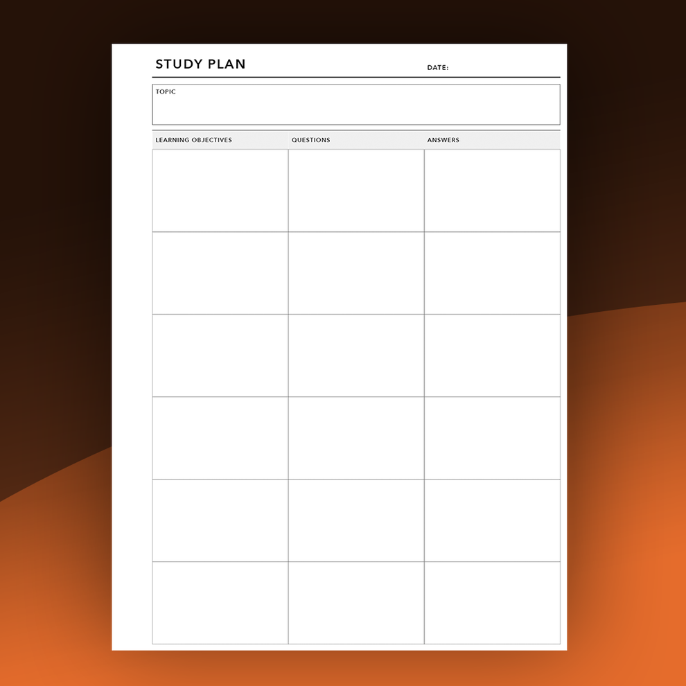 ReMarkable Templates - Study Plan – eInkPads