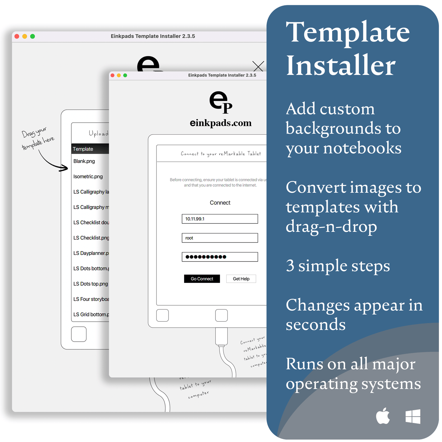Template Installer - Einkpads - reMarkable Templates