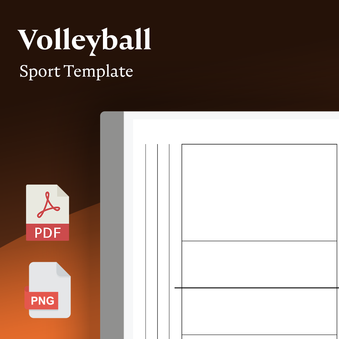 Volleyball Template - Einkpads - reMarkable Templates