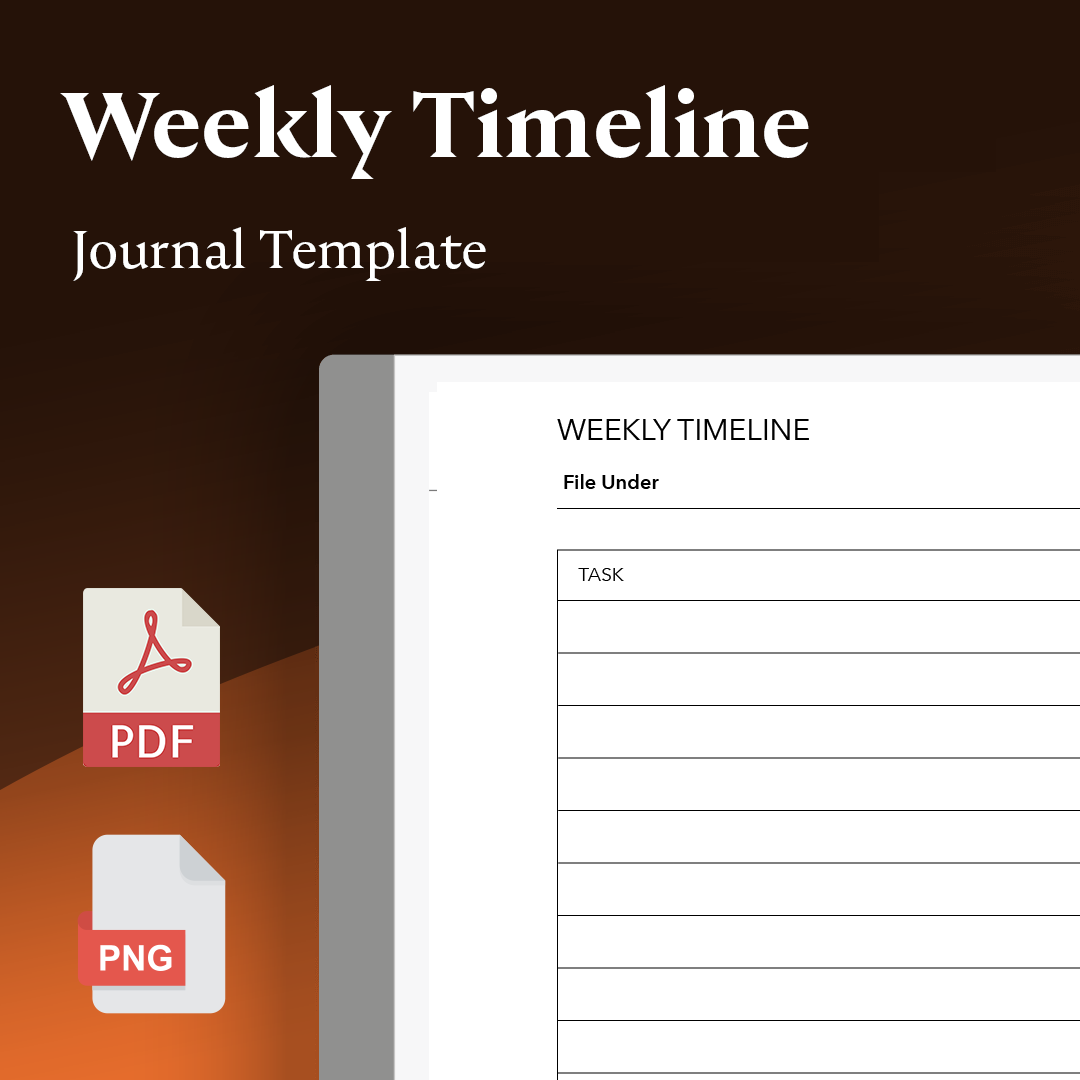 Weekly Timeline - Einkpads - reMarkable Templates