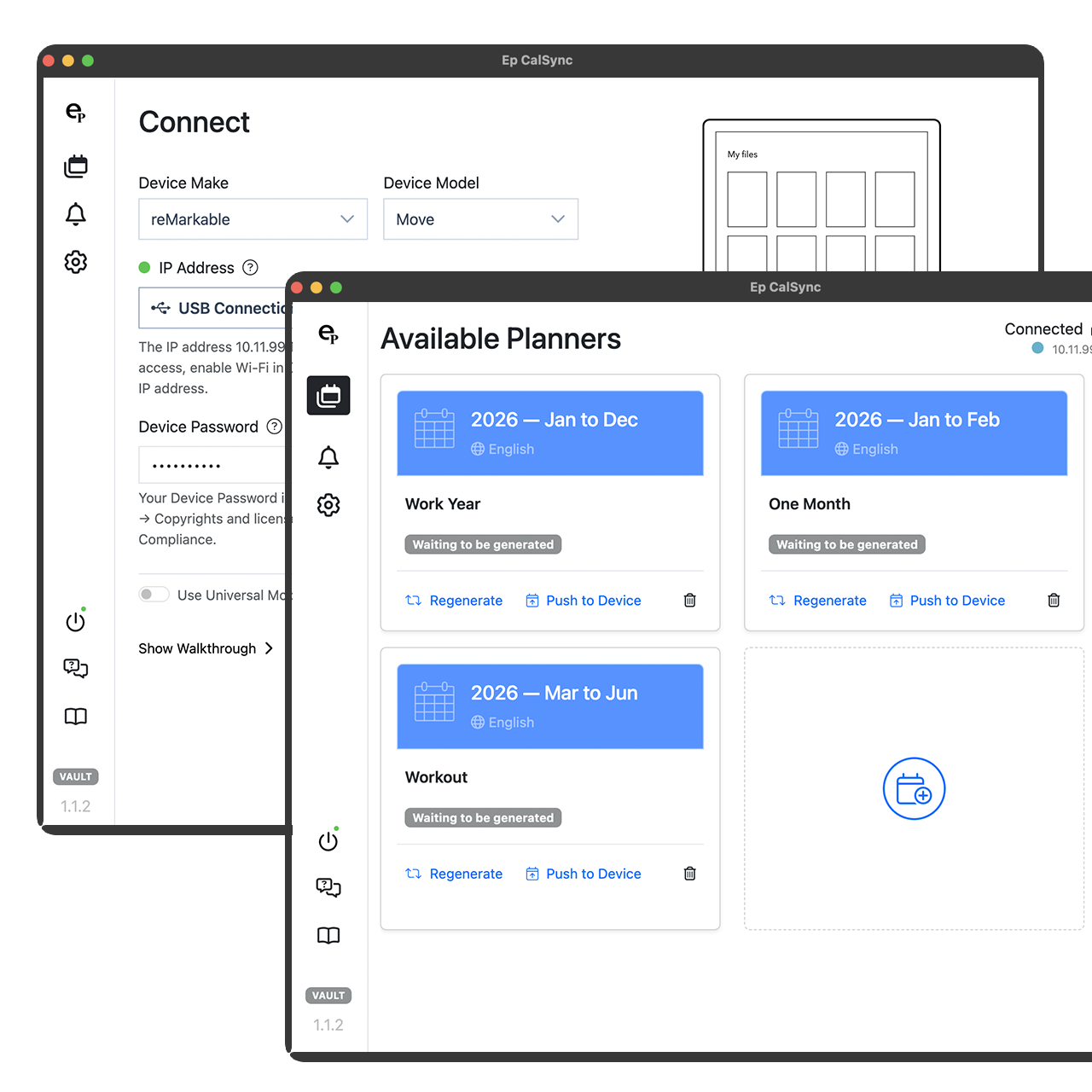 CalSync Jaarplanner (Ad Hoc)
