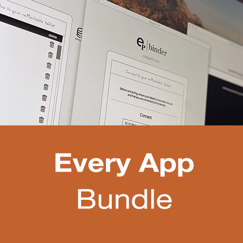 Every App Bundle - Einkpads - reMarkable Templates